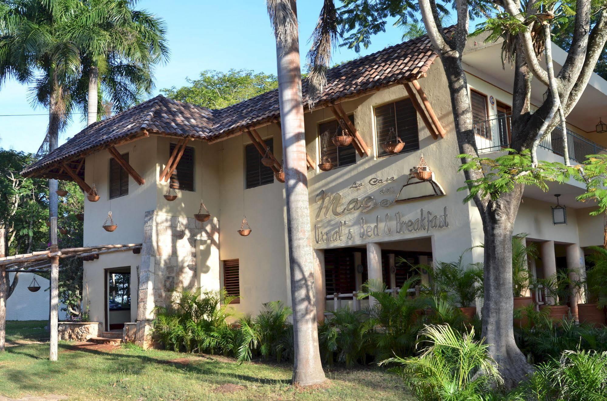 La Casa Del Mago Panzió Uxmal Kültér fotó